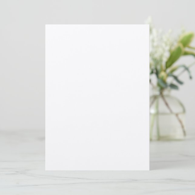 White Columns Einladung (Stehend Vorderseite)
