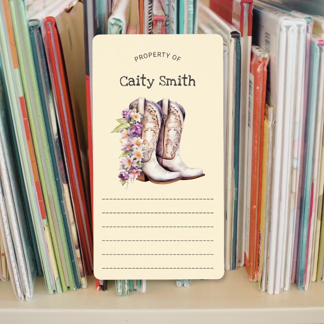 White Cowgirl Stiefel mit Blume Eigentum von (Von Creator hochgeladen)