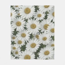White Daisies Fleecedecke