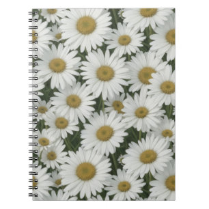 White Daisies Notizblock