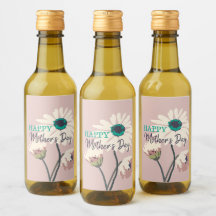 White Daisis Modern Floral Blooms Mütter Day