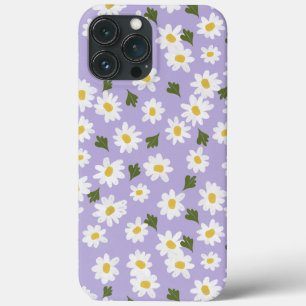 White Daisis on lavender Case-Mate iPhone Hülle