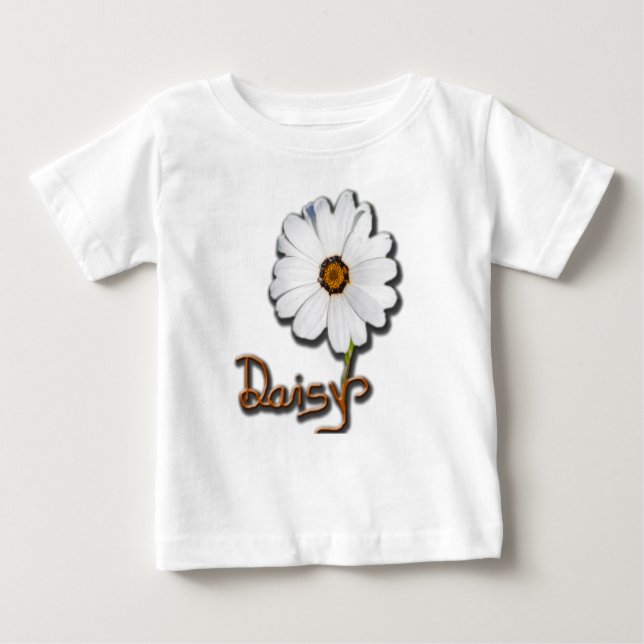 White Daisy Baby T-shirt (Vorderseite)