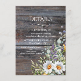 White Daisy Begleitkarte