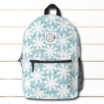 White Daisy Blume Blue Tiles Logo hinzufügen Corpo Bedruckter Rucksack<br><div class="desc">White Daisy Blume Blue Tiles Add Logo Corporate Rucksack mit einem modernen Aquarell Blumenmuster in Blau und Weiß mit Ihrem eigenen Firmenlogo. Ideal für Schule,  Sport,  Gymnastik,  Reisen und vieles mehr. Designed by ©2024 Evco Studio www.zazzle.com/store/evcostudio</div>