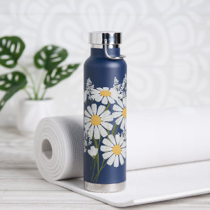 White Daisy Blume Bouquet Trinkflasche