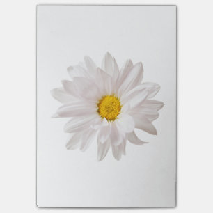 White Daisy Blume Design Floral Daisies Template Post-it Klebezettel