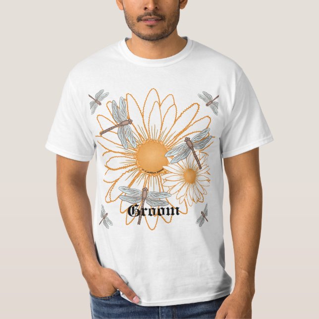 White Daisy Brigadegroom T - Shirt (Vorderseite)