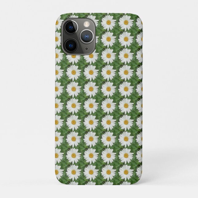 White Daisy Case-Mate iPhone Hülle (Rückseite)