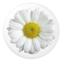 White Daisy Country Keramik Pull