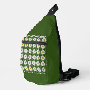 White Daisy Crossbody Bag