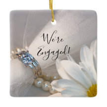 White Daisy Elegance Wir sind Verlobt