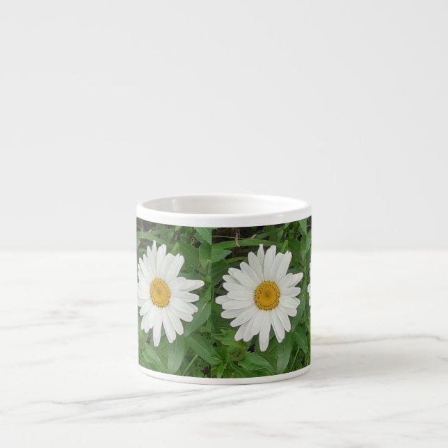 White Daisy Espressotasse (Vorderseite)