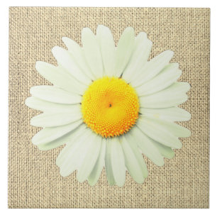 White Daisy Fliese