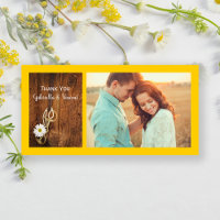 White Daisy Horse Bit Western Hochzeit Vielen Dank