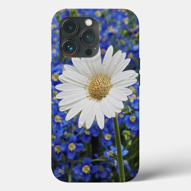 White Daisy iPhone 13 Pro Fall Case-Mate iPhone Hülle (Rückseite)