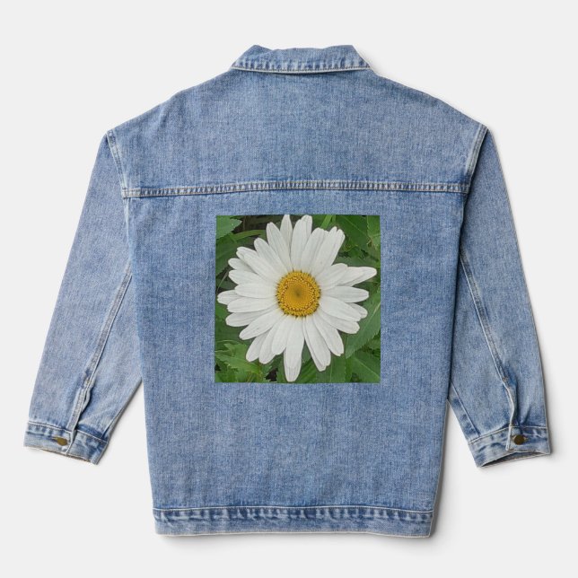 White Daisy Jeansjacke (Rückseite)