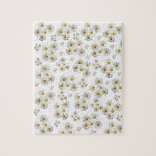 White Daisy Jigsaw Puzzle