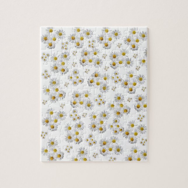 White Daisy Jigsaw Puzzle (Vertikal)
