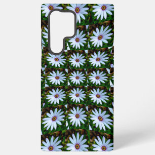 White Daisy Pattern Samsung Galaxy Hülle