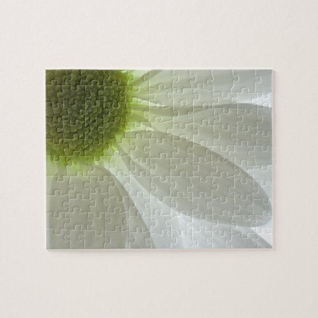 White Daisy Petals Puzzle (Horizontal)