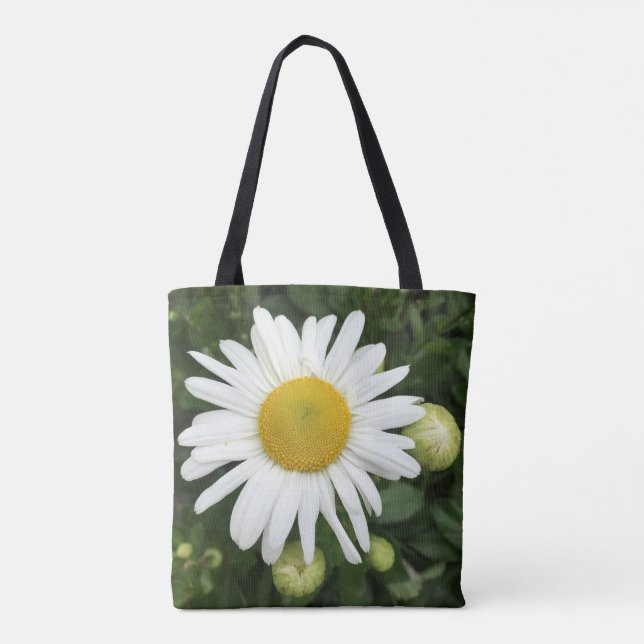 White Daisy Tasche (Rückseite)