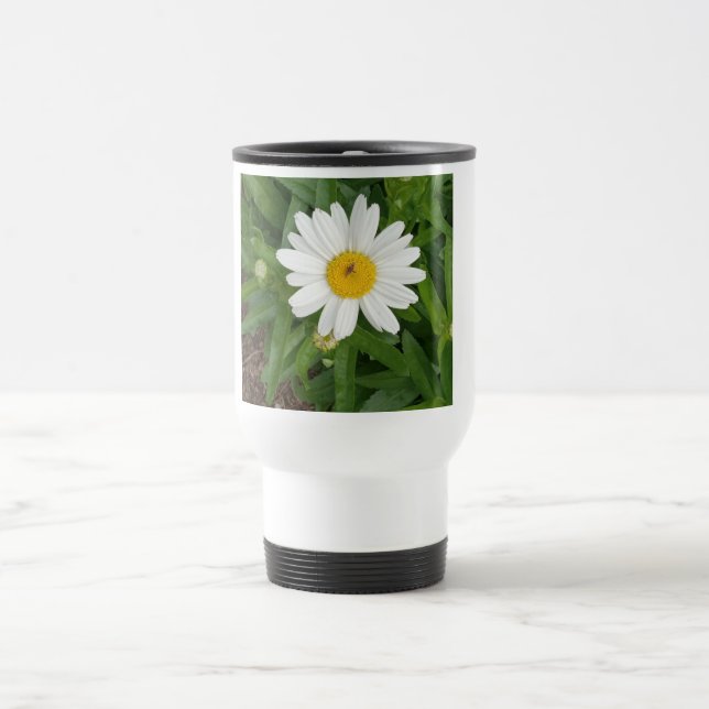 White Daisy Tasse (Mittel)