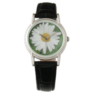 White Daisy Watch Armbanduhr