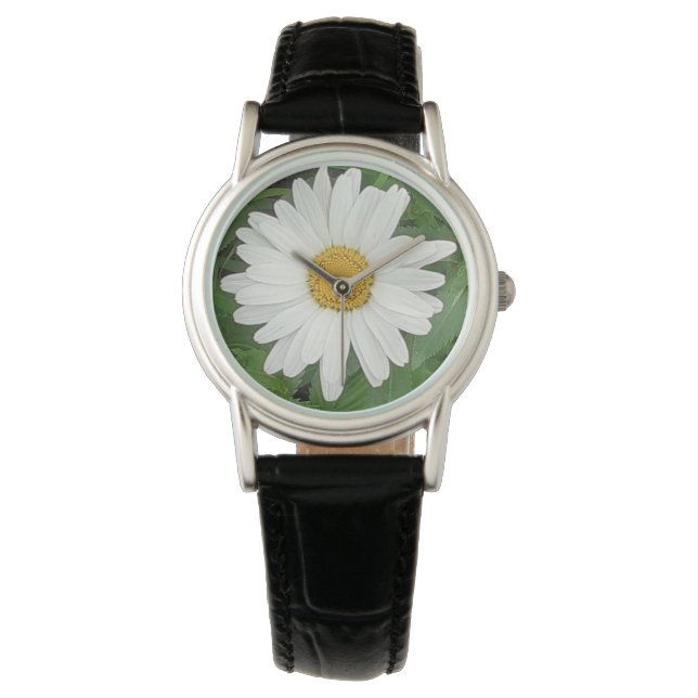 White Daisy Watch Armbanduhr (Vorderseite)