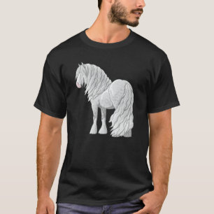 White Dapple Gray Sinti und Roma Vanner Irish Cob  T-Shirt