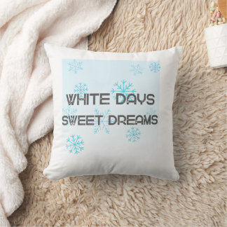 White Days Sweet Dreams Cozy Winter Blanket | Snow Kissen