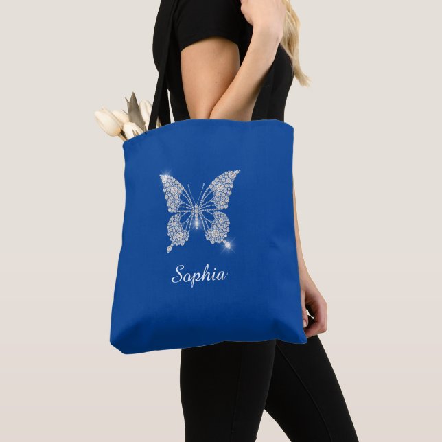White Diamond Butterfly, Script Name, Deep Blue (Von Nahem)