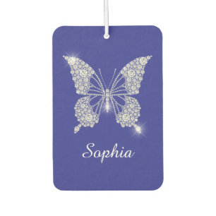 White Diamond Butterfly, Script Name, Deep Blue Autolufterfrischer