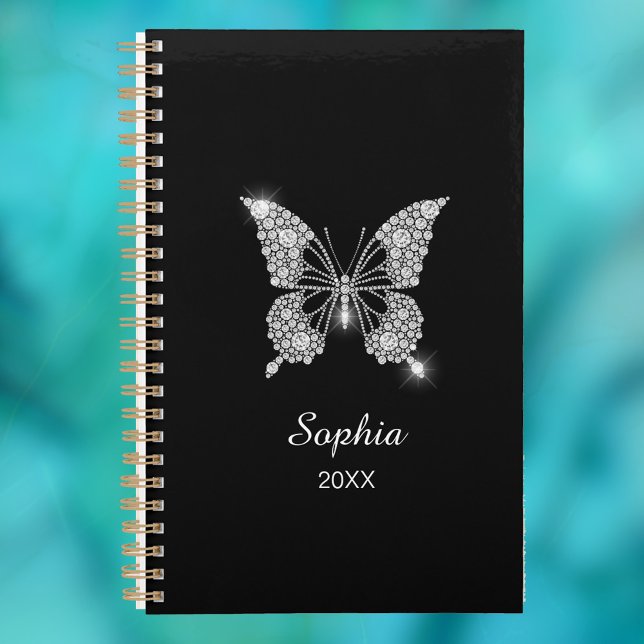 White Diamonds Butterfly, White Script Name, Black Planer (Von Creator hochgeladen)