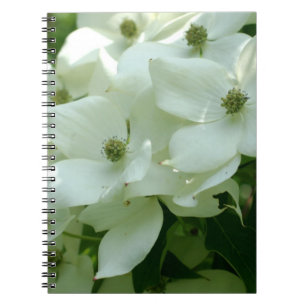 White Dogwood Blume Nature Notebook Notizblock