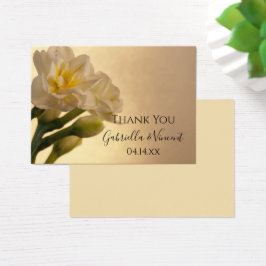 White Double Daffodils Spring Wedding Fevor Tags