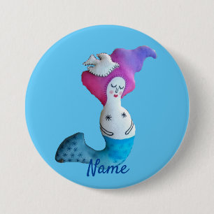 White Dove Mermaid Thunder_Cove Button