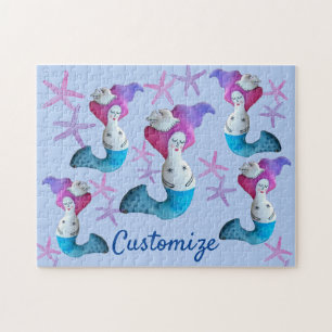 White Dove Mermaid Thunder_Cove  Puzzle
