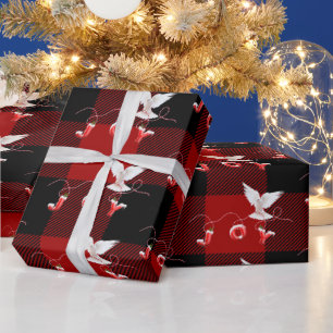 White Dove mit Joy Ornament Geschenkpapier