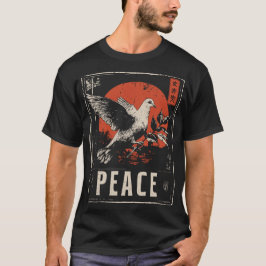 White Dove Peace Movement Anti War Symbol T-Shirt