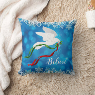 White Dove Throw Kissen