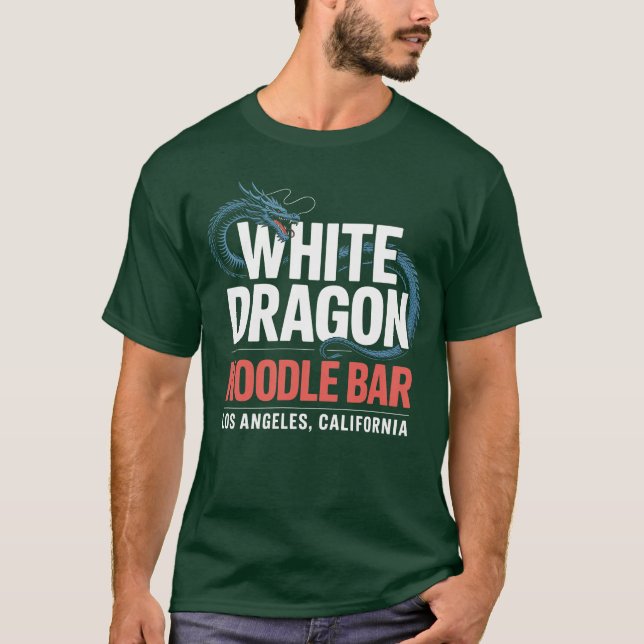 White Dragon Noodle Bar T-Shirt (Vorderseite)