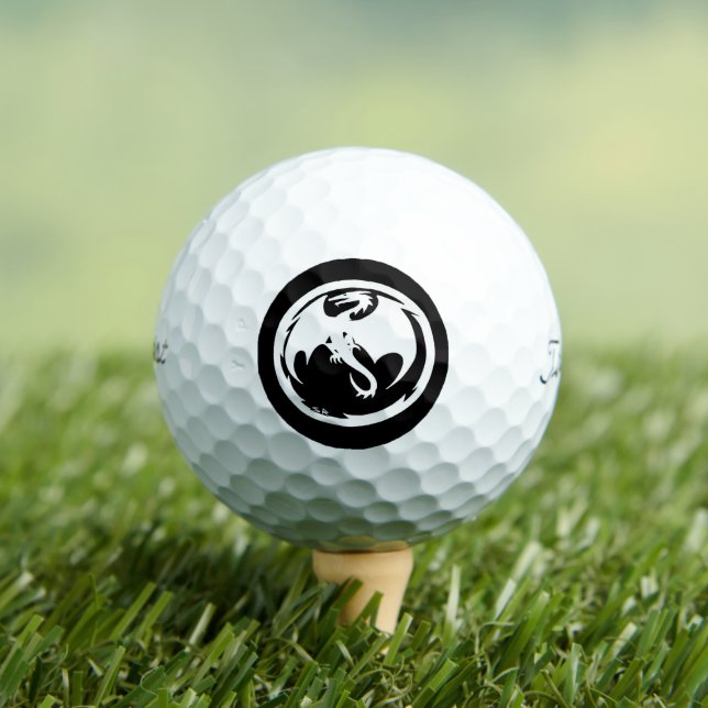 White Dragon Titleist Pro V1 Softgolf Bälle 12 pk (Insitu T-Shirt)