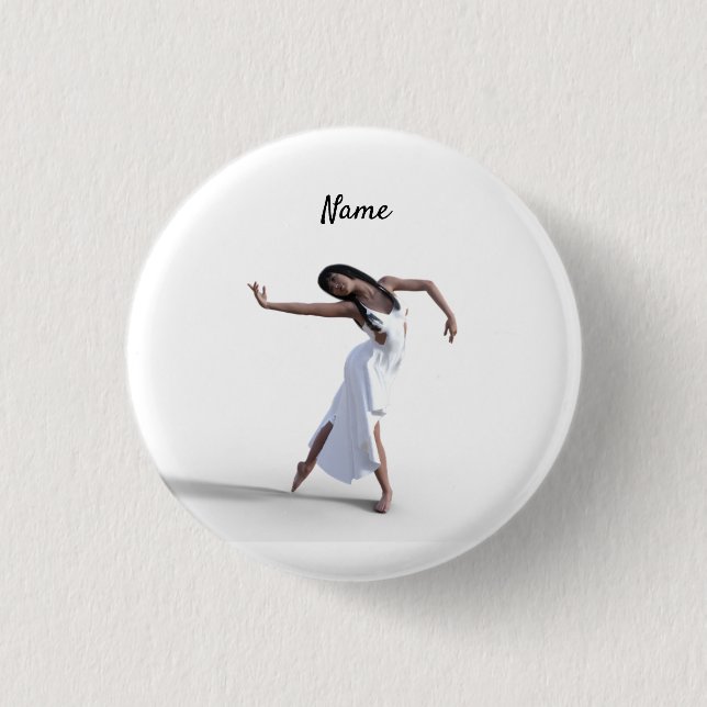 White Dress Dancer Thunder_Cove Button (Vorderseite)