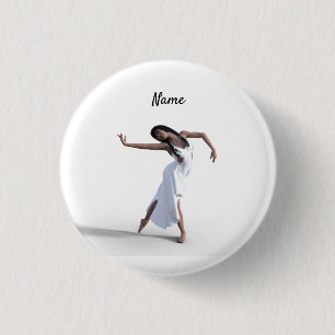 White Dress Dancer Thunder_Cove Button