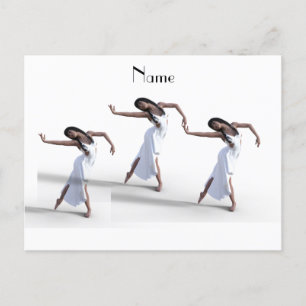 White Dress Dancer Thunder_Cove Postkarte
