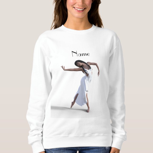 White Dress Dancer Thunder_Cove Sweatshirt (Vorderseite)
