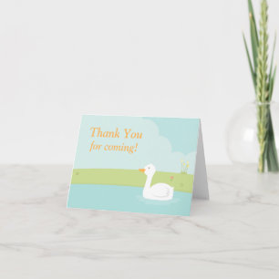 White Duck Party Danke Note Card
