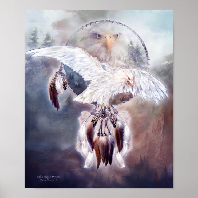 White Eagle Dream 2 Art Poster/Print Poster (Vorne)