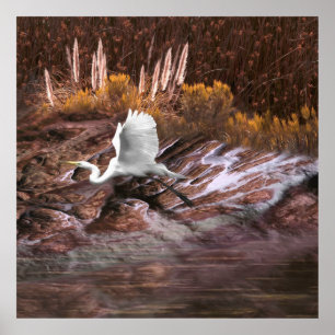 White Egreth THE SEE IST LEBEN Poster